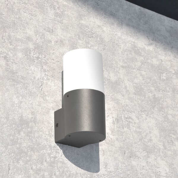 Goldlux Dallas aplica exterior 1x12 W alb-grafit 315960