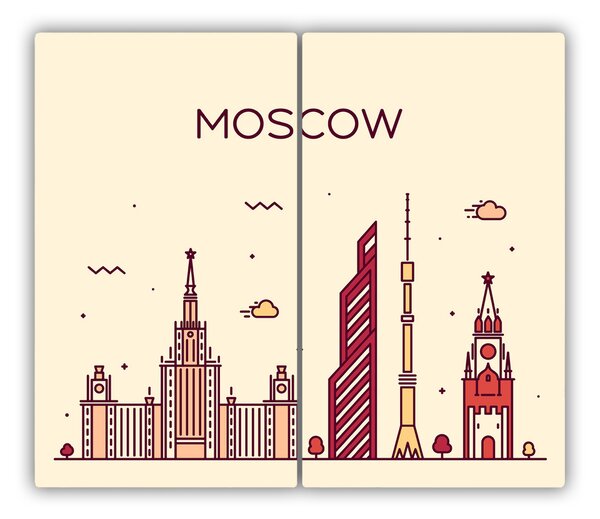 Tocator din sticla Moscova clădire