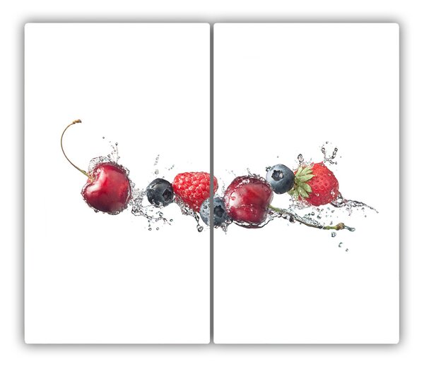 Tocator din sticla fructe de padure