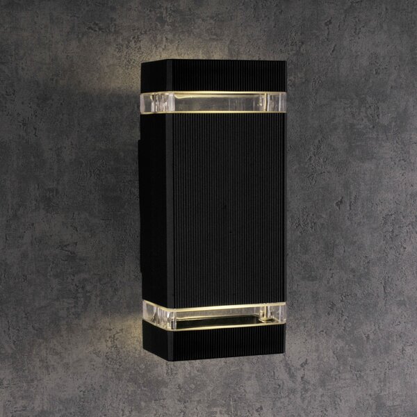 Goldlux Gilbert aplica exterior 2x10 W negru 307866