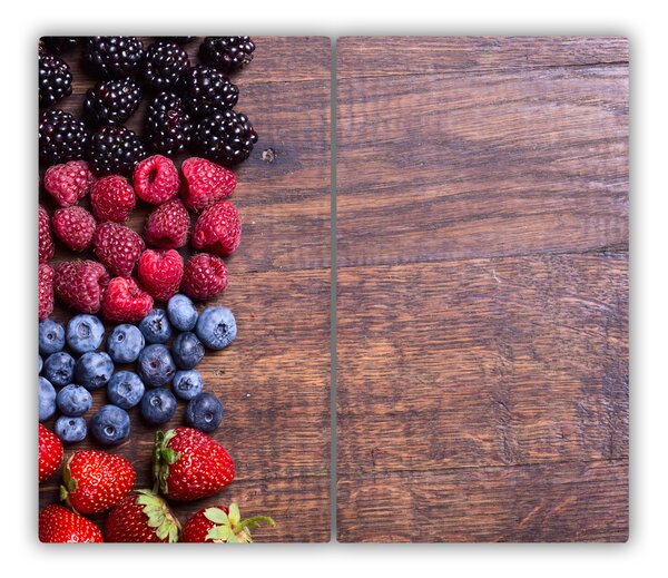 Tocator din sticla fructe de padure