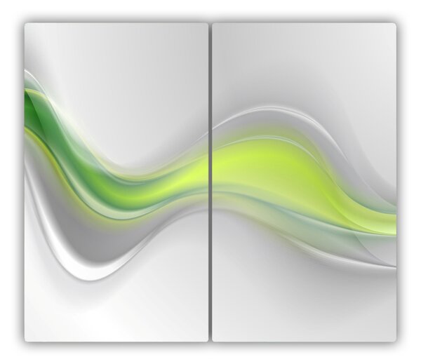 Tocator din sticla valuri abstractizare