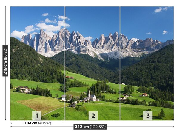 Fototapet Dolomiții italieni