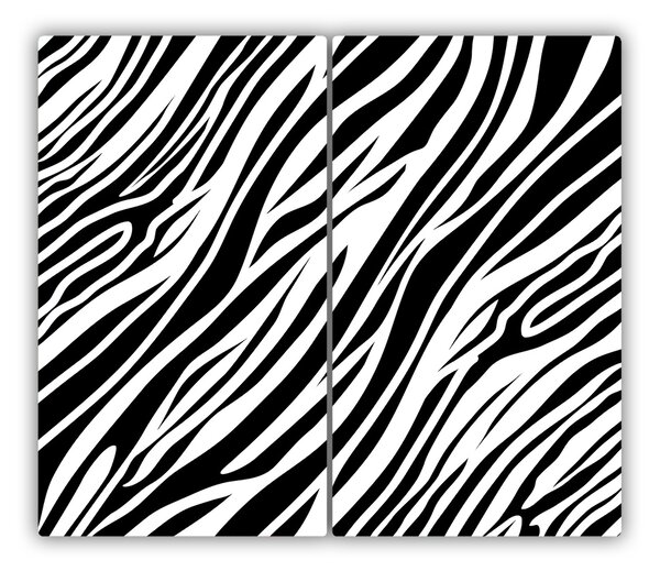 Tocator din sticla zebre