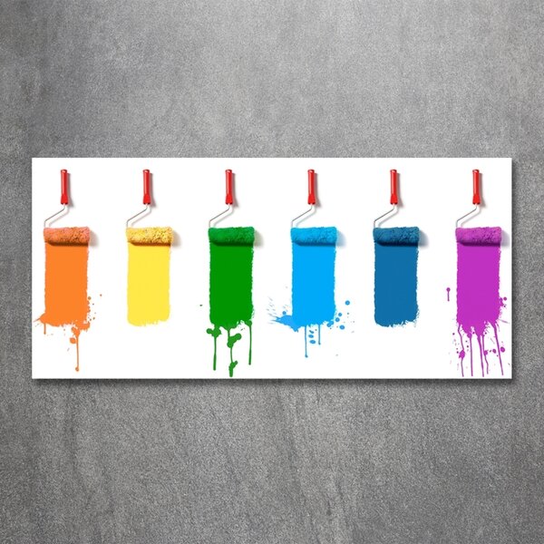 Tablou din Sticlă Paint role