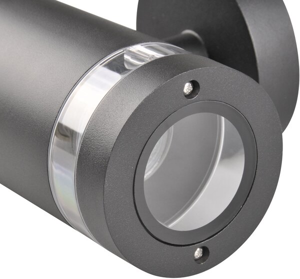Goldlux Rino aplica exterior 2x12 W negru 323996