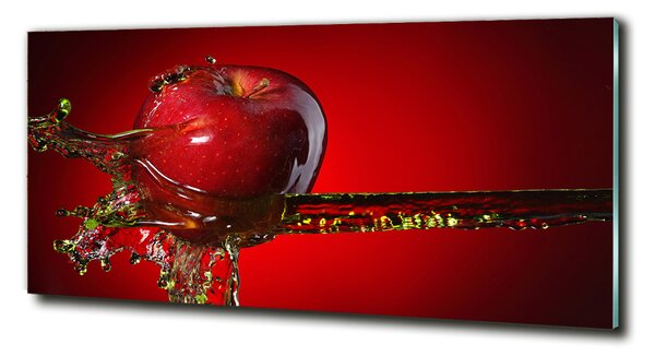 Imagine de sticlă Apple și apă