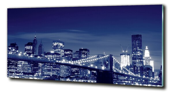 Imagine de sticlă New York, pe timp de noapte