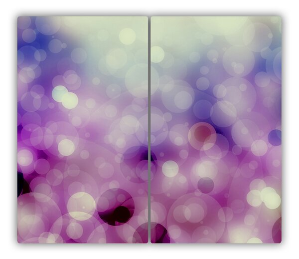 Tocator din sticla roţi violet