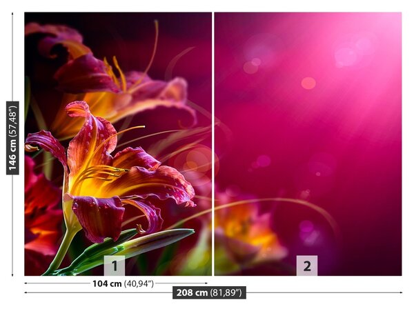 Fototapet Purple Lily