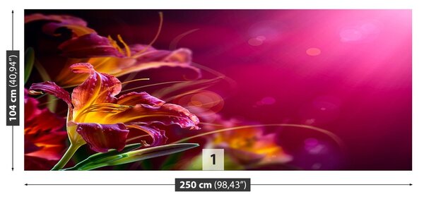 Fototapet Purple Lily