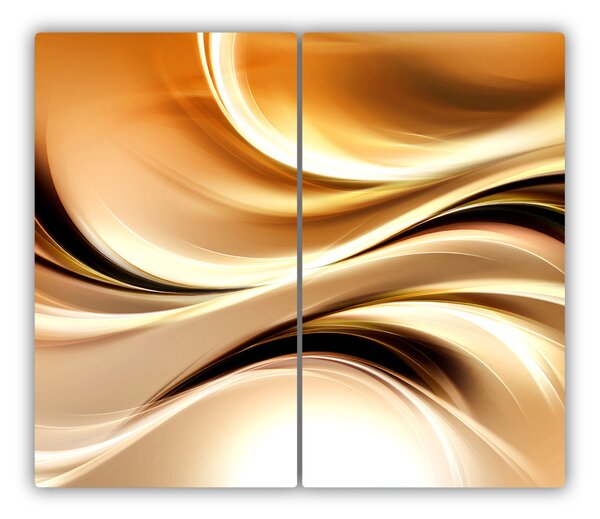 Tocator din sticla valuri abstracte