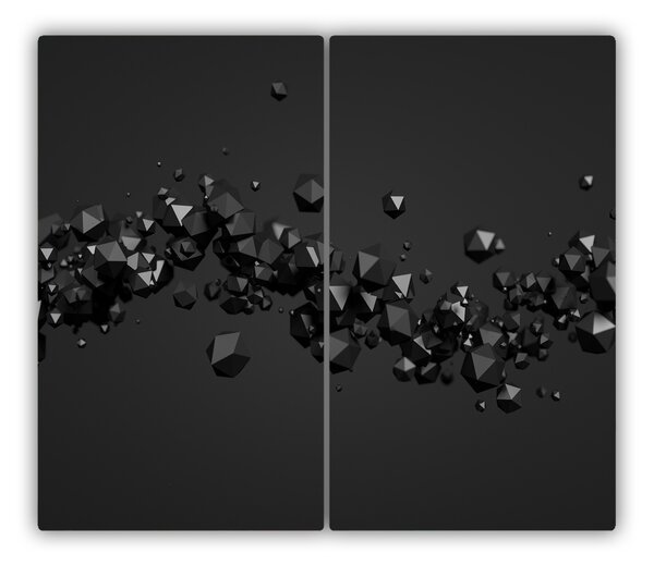 Tocator din sticla 3d abstracție