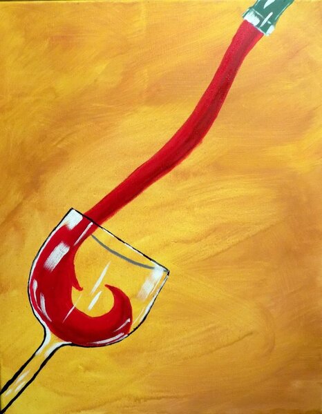 The Red tablou canvas pentru bucatarie & bar