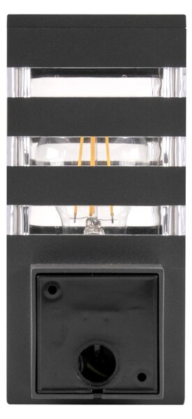 Goldlux Teksas aplica exterior 1x12 W grafit 316165