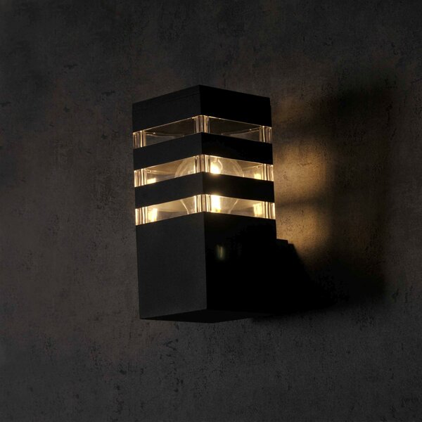 Goldlux Teksas aplica exterior 1x12 W grafit 316165