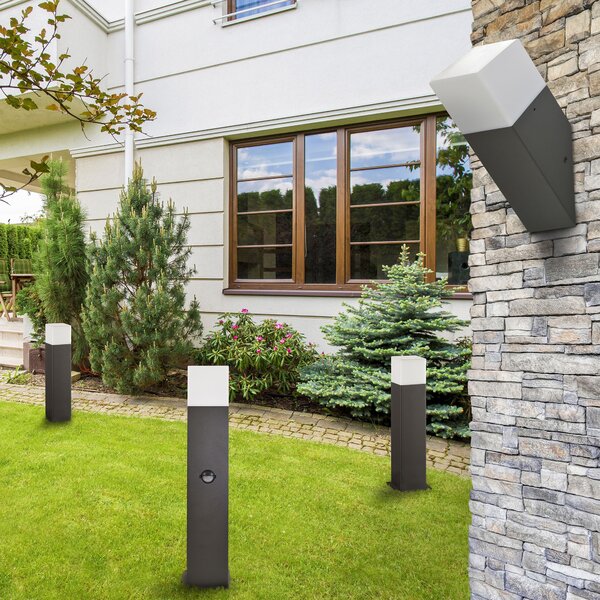 Goldlux New York lampă podea de exterior 1x12 W alb-grafit 304636