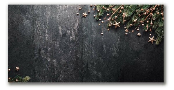 Tablou pe panza canvas Pom de Crăciun Ornamente de Crăciun