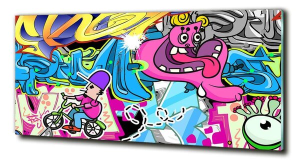 Imagine de sticlă graffiti