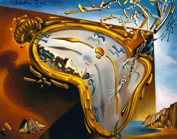 Salvador Dali - Melting Watch - Tablou canvas reproducere