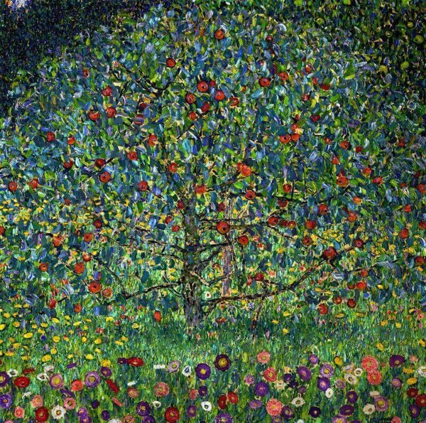 Gustav Klimt - Apple Tree - Tablou Canvas reproducere