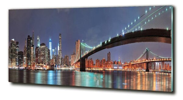 Tablou pe pe sticlă Manhattan New York City
