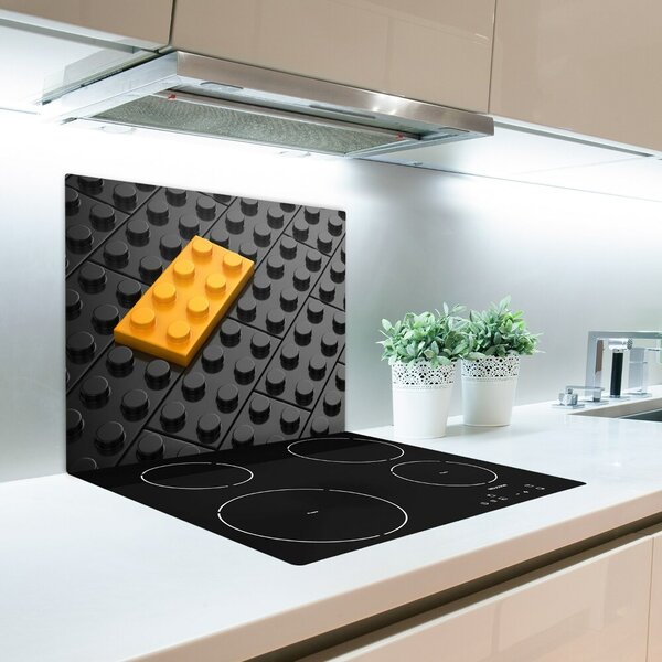 Tocator din sticla cărămizi Lego
