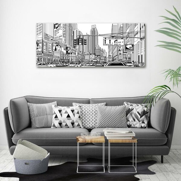 Fotografie imprimată pe sticlă Străzile din New York