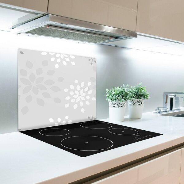 Tocator din sticla model floare