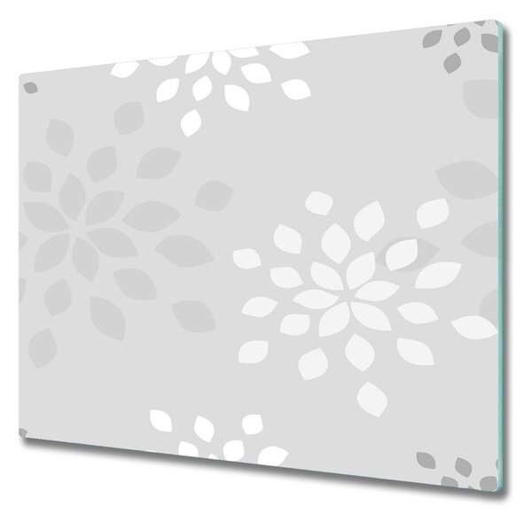 Tocator din sticla model floare