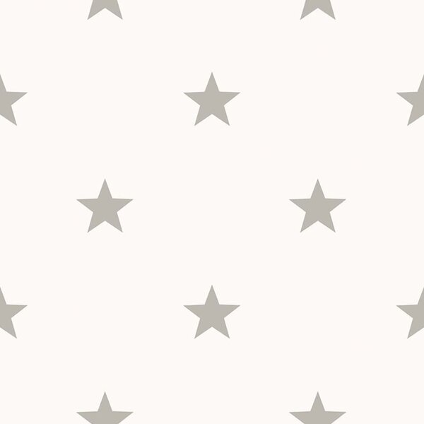 Noordwand Tapet „Friends & Coffee Little Stars”, gri și alb 16646