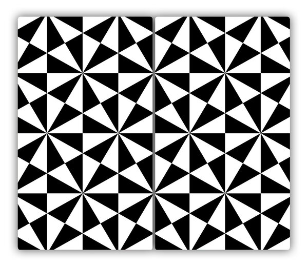Tocator din sticla figuri geometrice