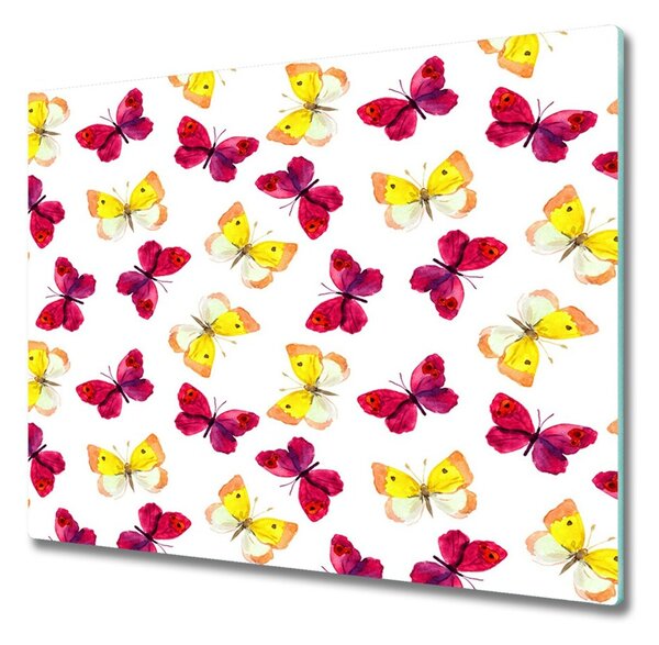 Tocator din sticla floare fluture