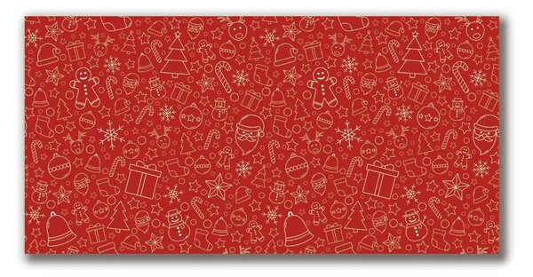 Tablou pe panza canvas Ornamente de Crăciun Decor de iarnă