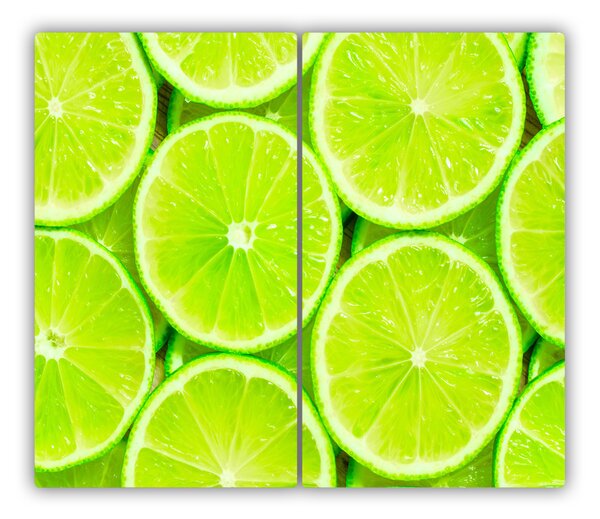 Tocator din sticla Lămâie verde