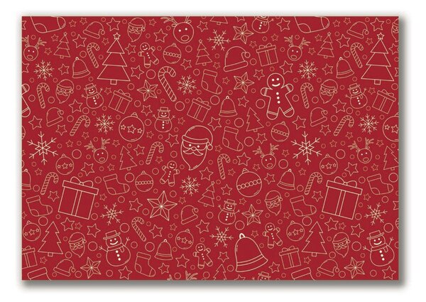 Tablou pe panza canvas Ornamente de Crăciun Decor de iarnă