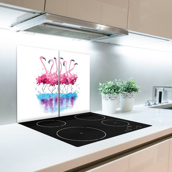 Tocator din sticla Flamingos