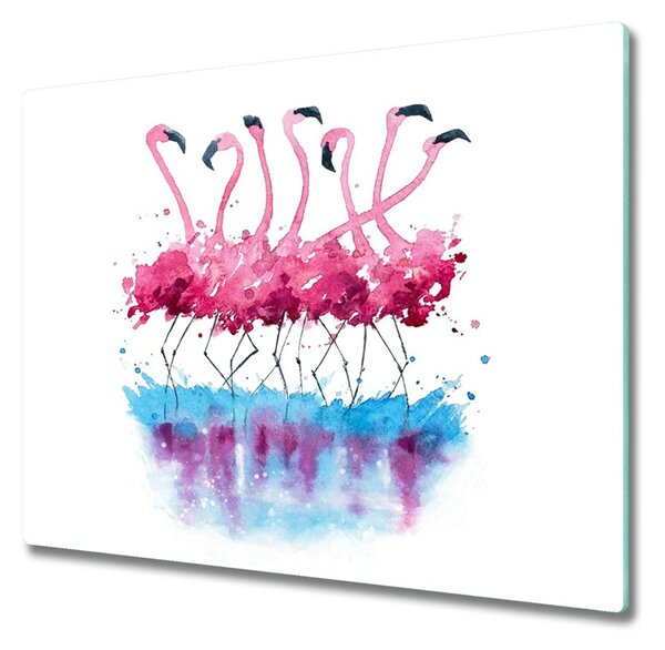 Tocator din sticla Flamingos