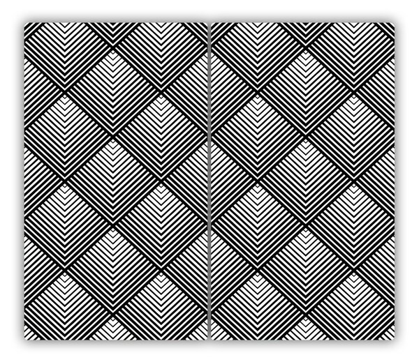 Tocator din sticla figuri geometrice