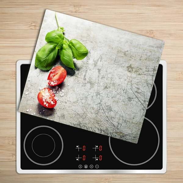 Tocator din sticla tomate busuioc