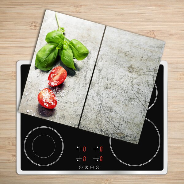 Tocator din sticla tomate busuioc