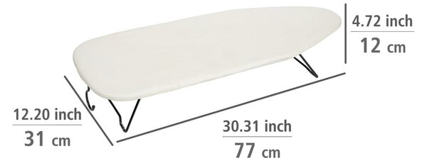 Masă de călcat standard (pentru masă) 77x31 cm Leona – Wenko