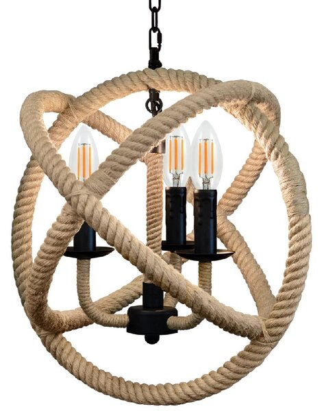Goldlux Globo lampă suspendată 3x10 W bej 307903