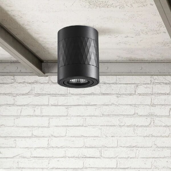 Goldlux Rubin Romb lampă de tavan 1x10 W negru 319838