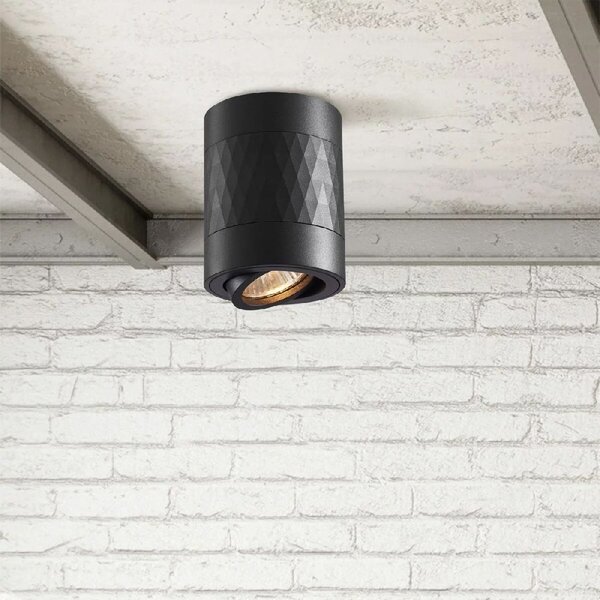 Goldlux Rubin Romb lampă de tavan 1x10 W negru 319838
