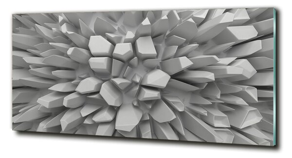 Tablou pe pe sticlă 3D Abstracție