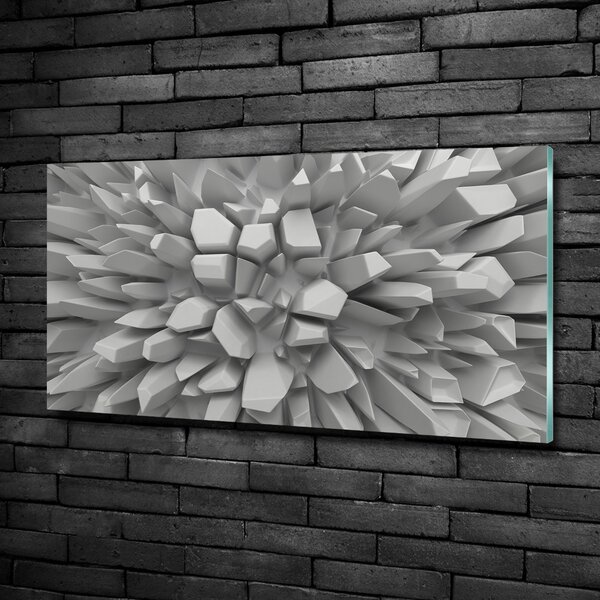 Tablou pe pe sticlă 3D Abstracție