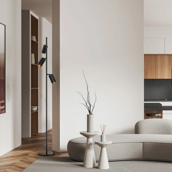 Goldlux Maribel lampă de podea 3x12 W negru 326577