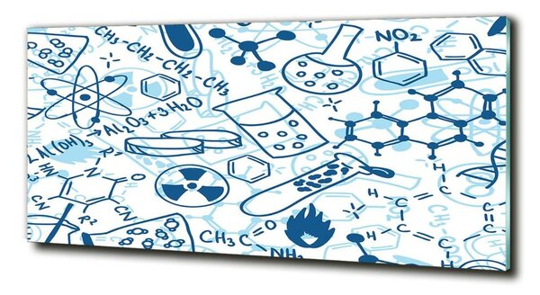 Tablou sticlă fundal chimie