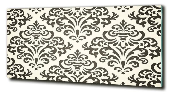 Tablou pe pe sticlă fundal ornamente